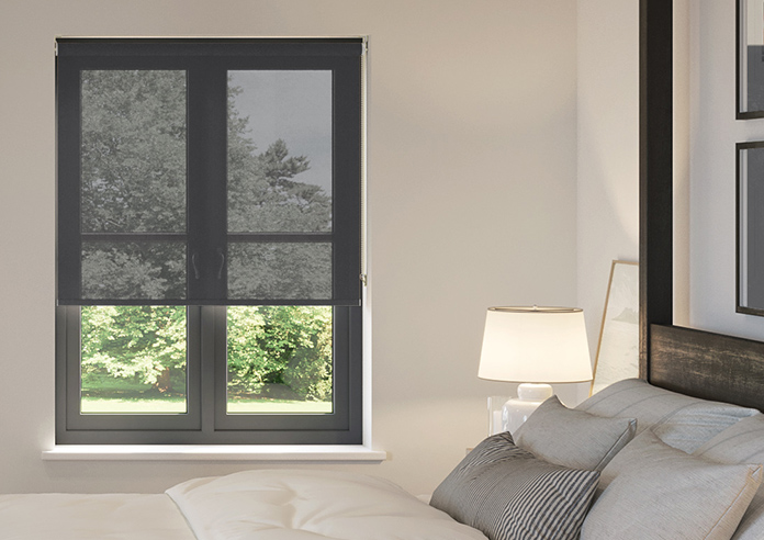 Illusion, Charcoal - Roller Blind - Image 3